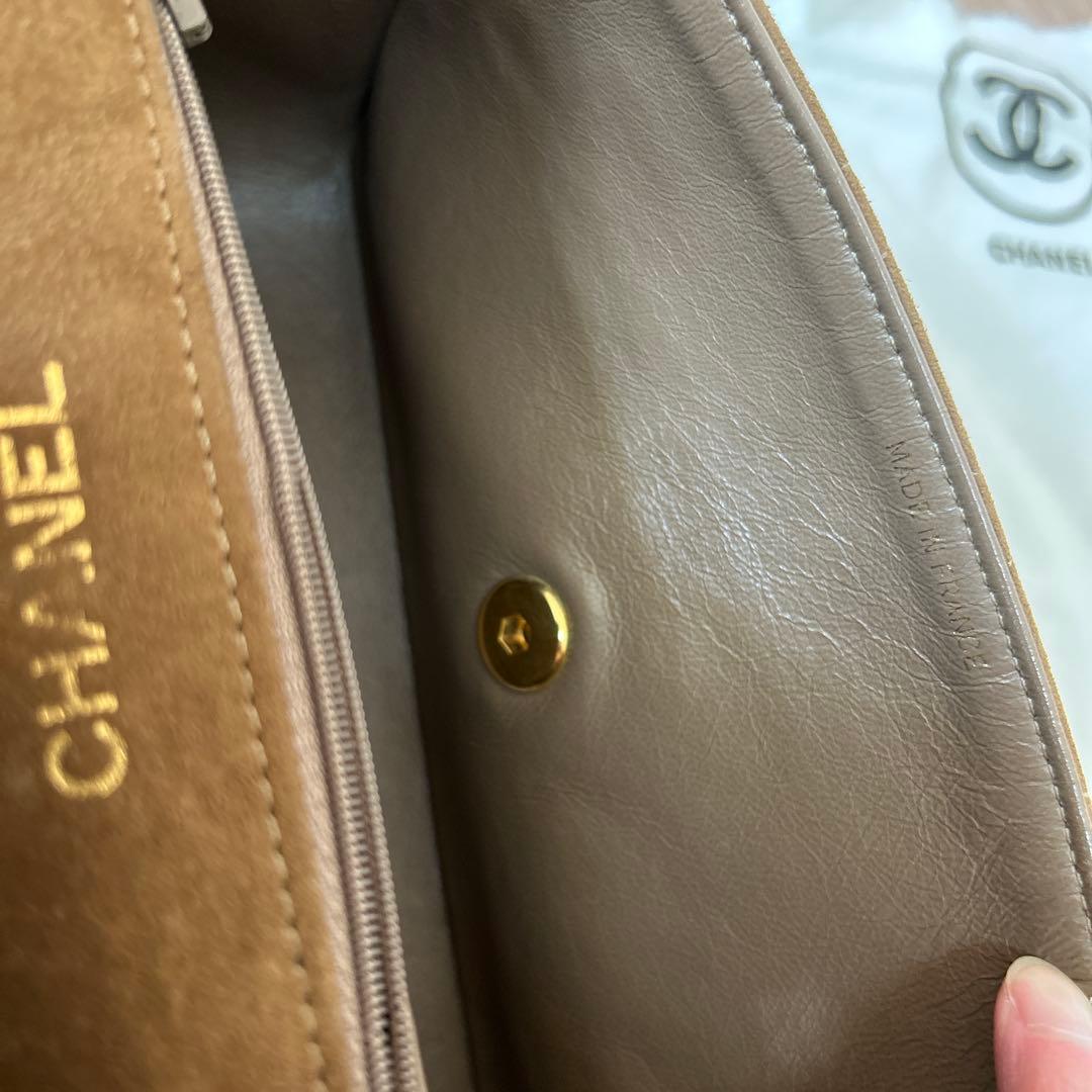 シャネル　CHANEL マトラッセ　チェーン　スエード