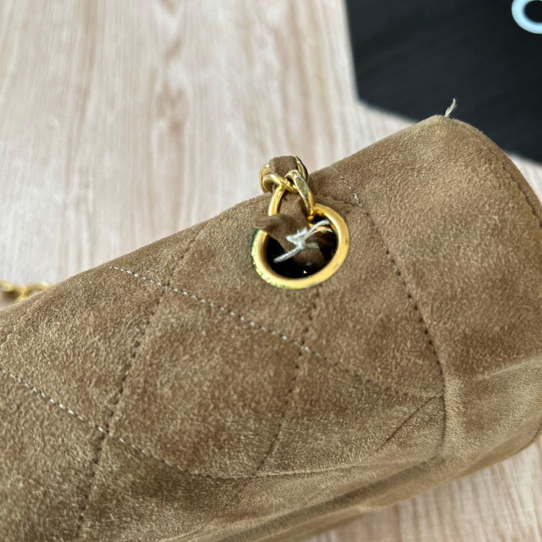 シャネル　CHANEL マトラッセ　チェーン　スエード