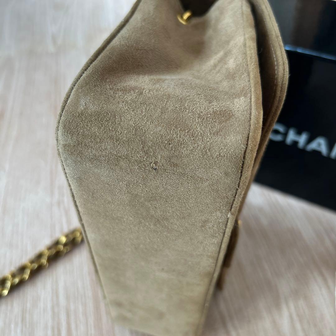 シャネル　CHANEL マトラッセ　チェーン　スエード