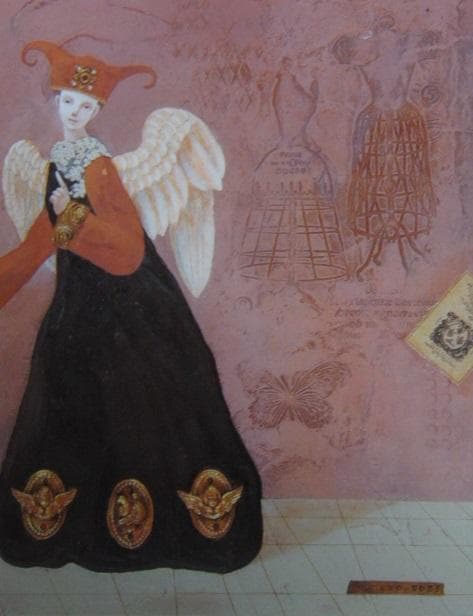 宝永たかこ、【散らばった暗示のかけら】、希少な画集画、新品高級額・額装付