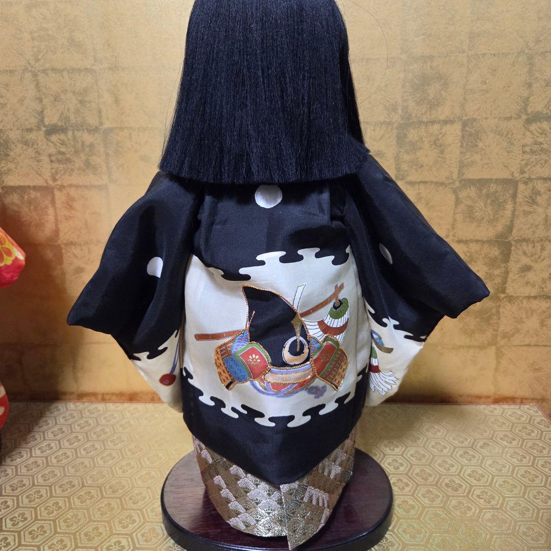 松寿作 市松人形 2体 男の子 女の子