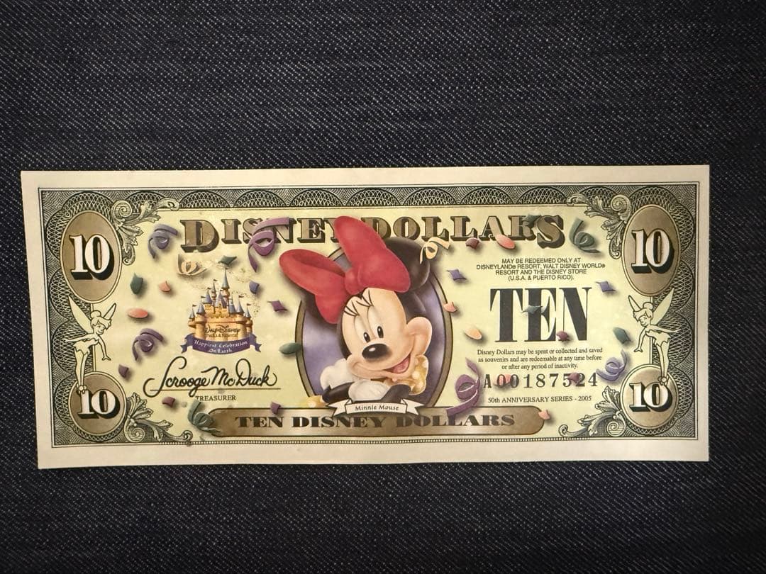 ディズニーダラー2005年3種類セットdisneydollars