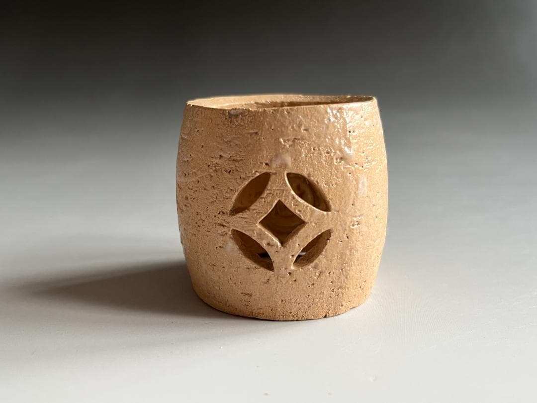 9代大樋長左衛門 七宝透し 蓋置 茶道具