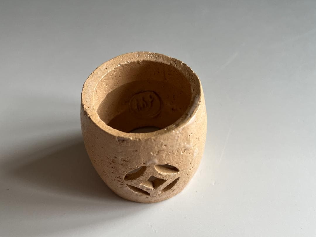 9代大樋長左衛門 七宝透し 蓋置 茶道具