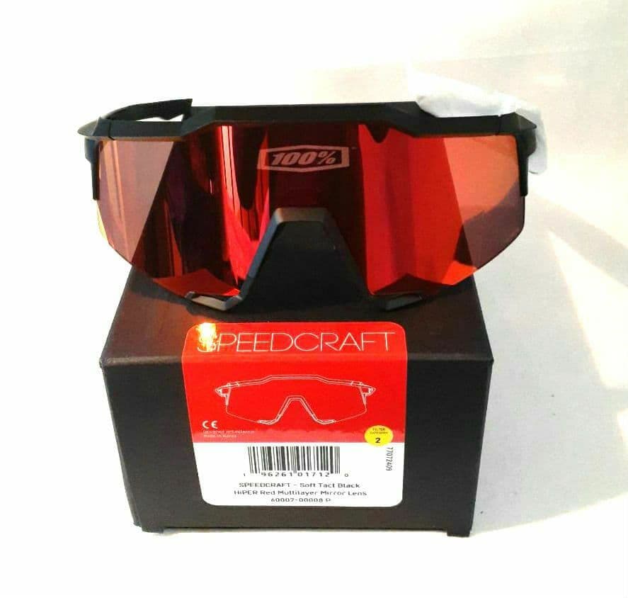 最新版 100% SPEEDCRAFT ブラック ワンハンドレッド サングラス - メルカリ
