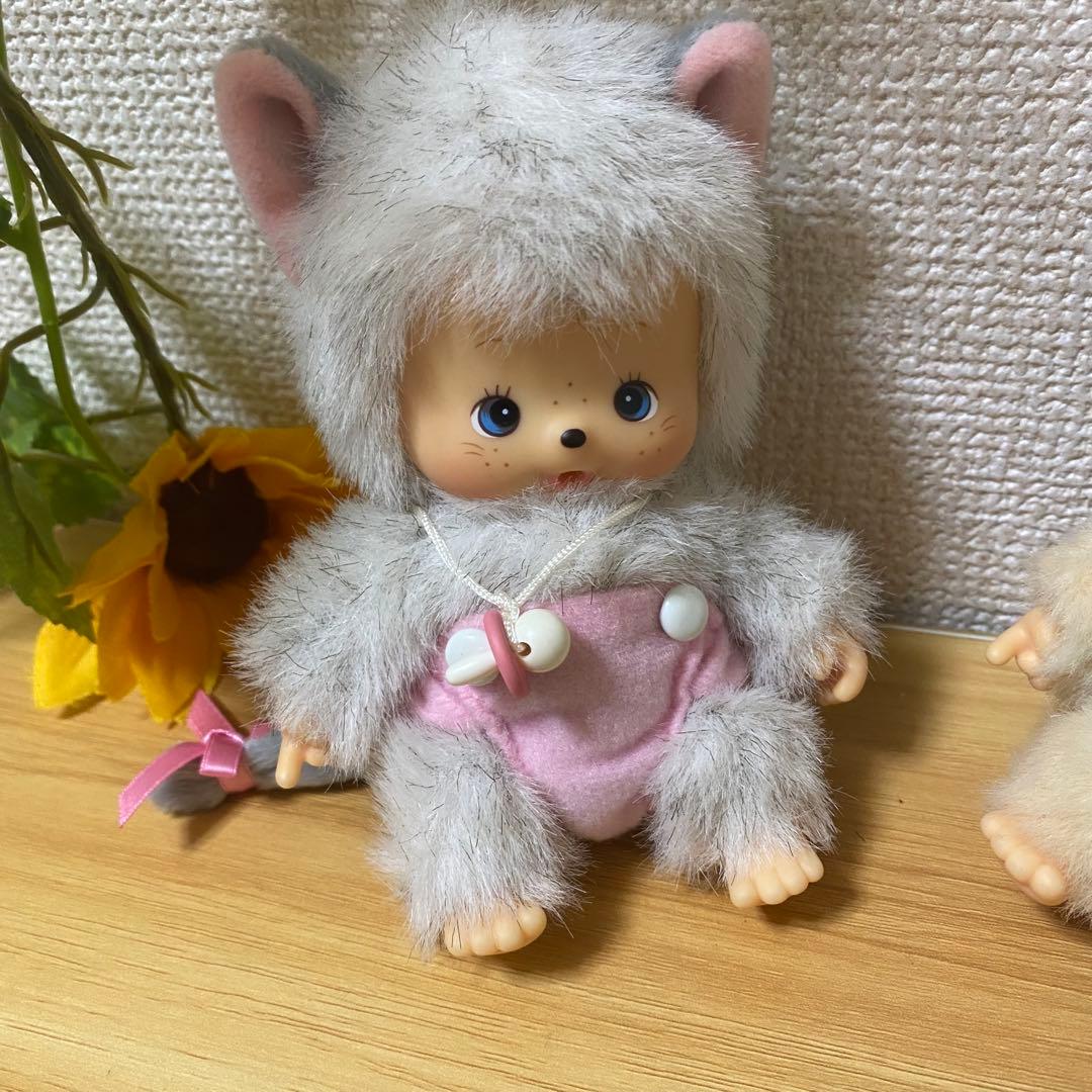 希少 モンチッチベビチッチのお友達イヌタヌキネコクマヒツジの