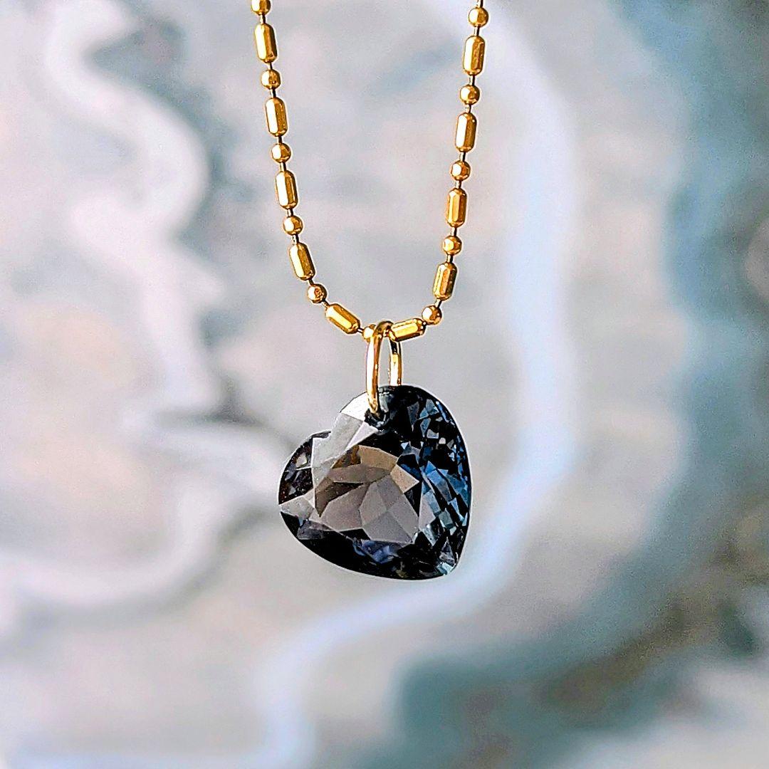 ♢N♢K18 ロンドンブルートパーズ 5ct ネックレスチャ―ム