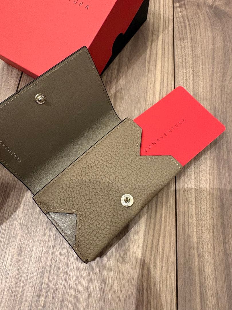 【極美品】BONAVENTURAマイクロウォレット エトープ