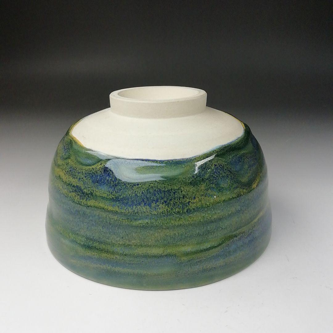 T662 茶碗 『九谷焼』『深厚釉 茶碗』『三代 三ツ井詠一(為吉)造