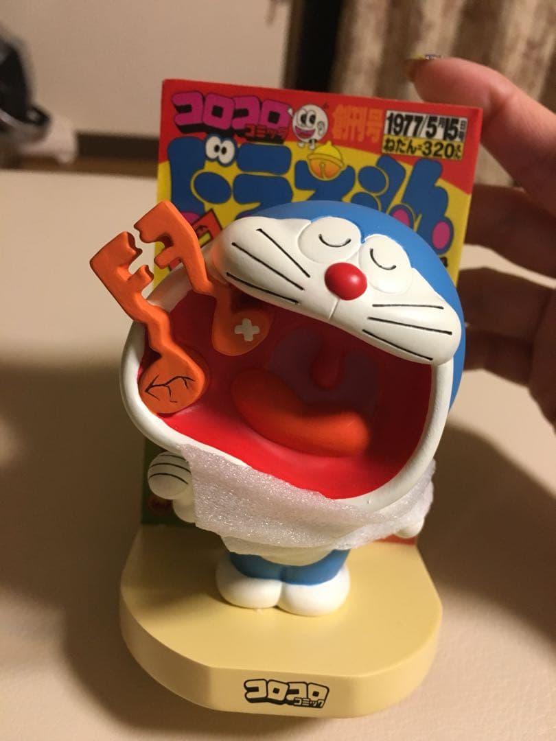 ドラえもんコロコロコミック フルフェイス フィギア