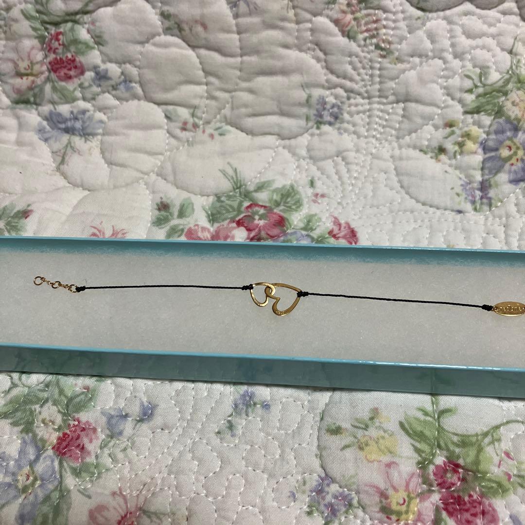 レッドライン K18YGダブルハートブレスレット - メルカリ