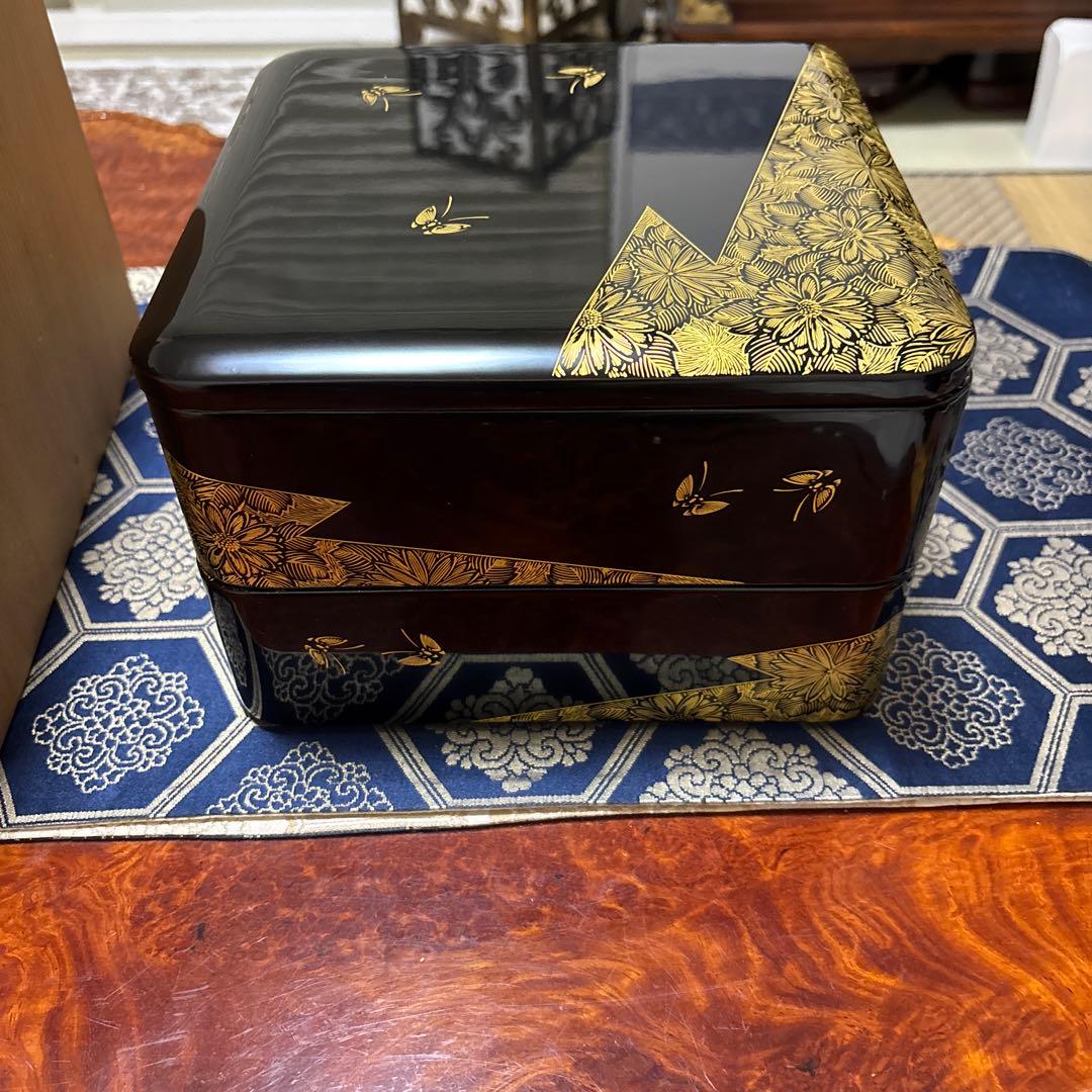 二役堂製 金箔装飾 重箱