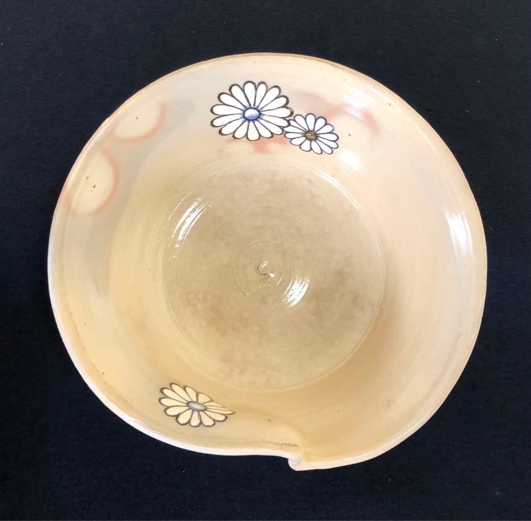 《R》茶道具 菊紋 菓子鉢 眞葛 香山作 共箱　250922あ3