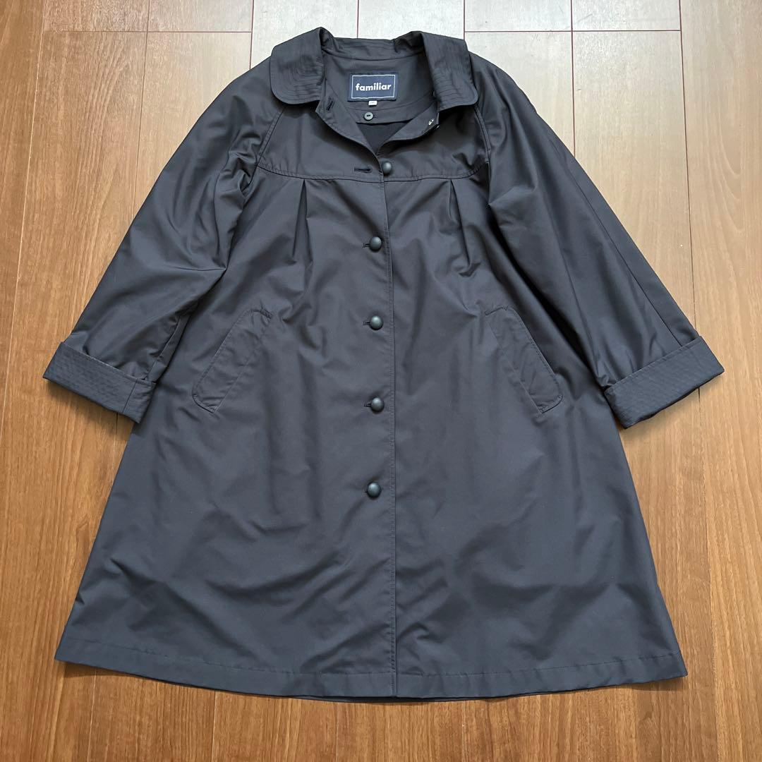 familiar コート ネイビー ダブルブレストコート 140 150 キッズ服