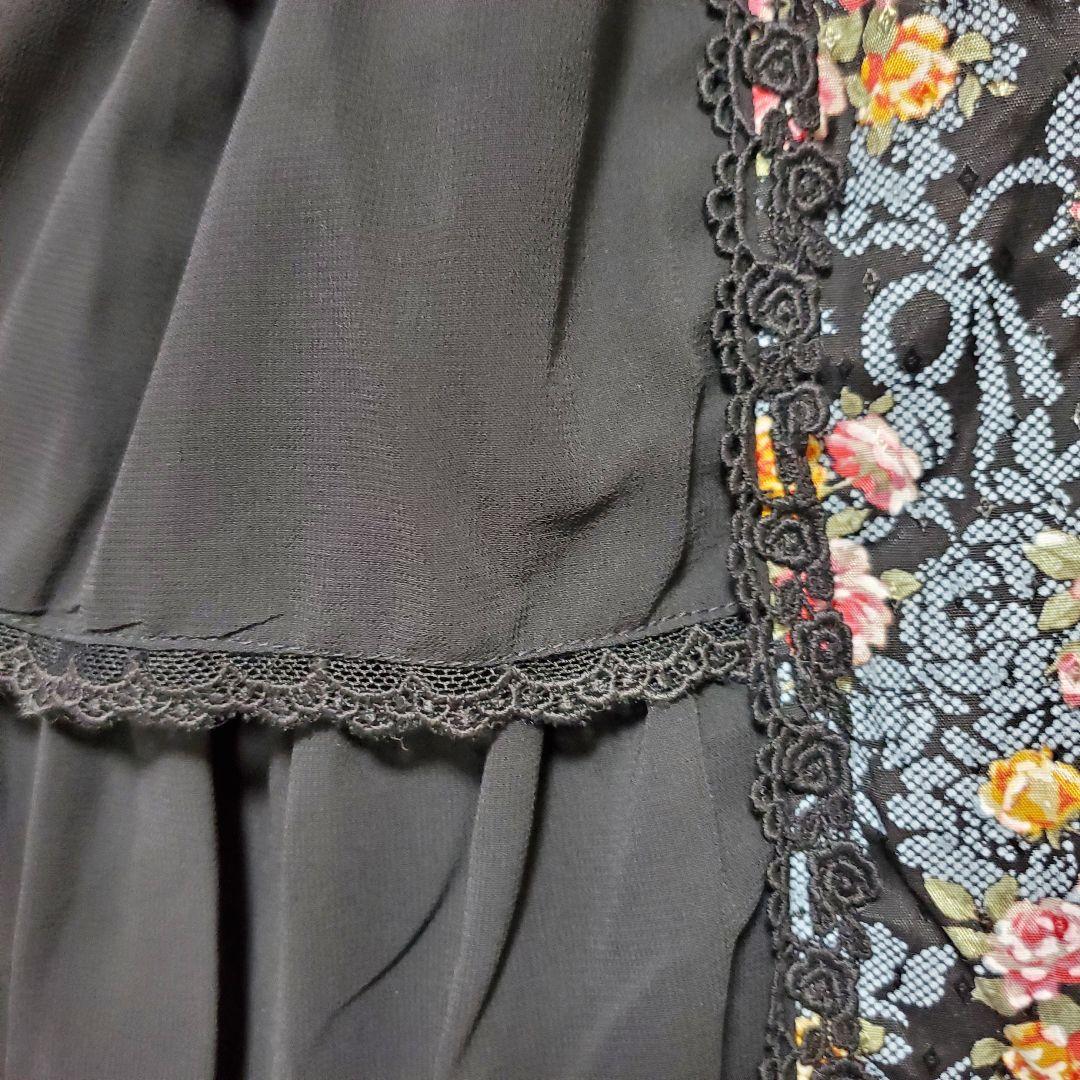 BABY, Rose Boudoirスカート 黒