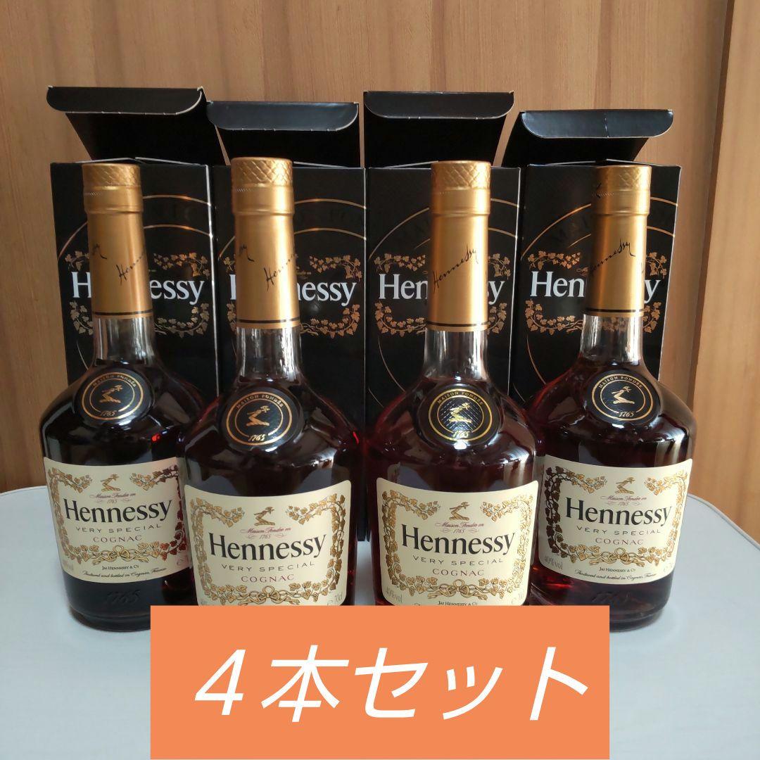 Hennessy VS コニャック 4本セット 箱付き　700ml 40％ ヘネシー VS コニャック 700ml (アルコール度数 40%) – Luca Collections
