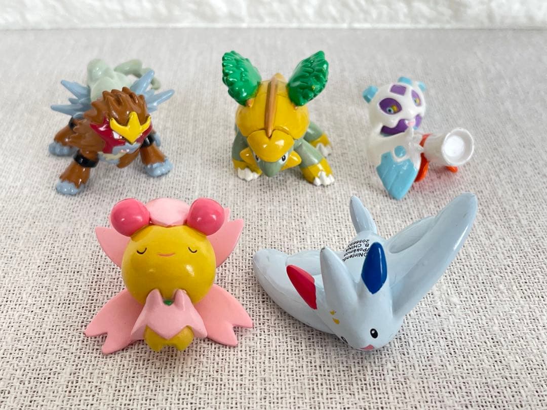 ポケモン 5体 まとめ売り クリッピングフィギュア ユキメノコ