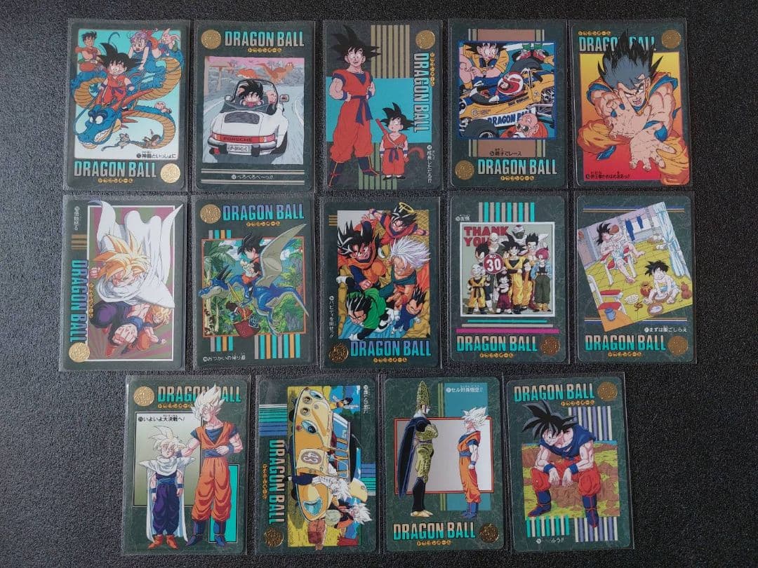 ドラゴンボール ビジュアルアドベンチャー 14枚セット売り バンダイ バンダイ ドラゴンボール ビジュアルアドベンチャー カードダス NO⑥
