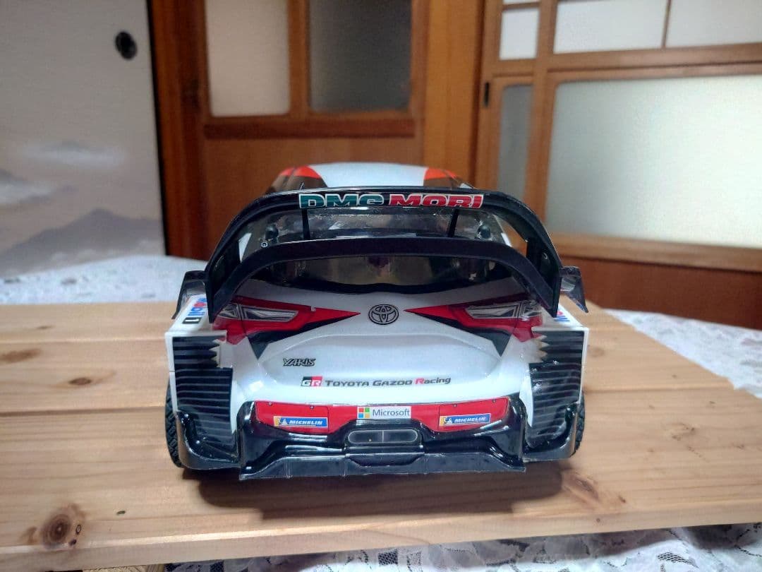 京商 FZ02 ラリーコンバージョンセット装着シャーシ　おまけボディ付き