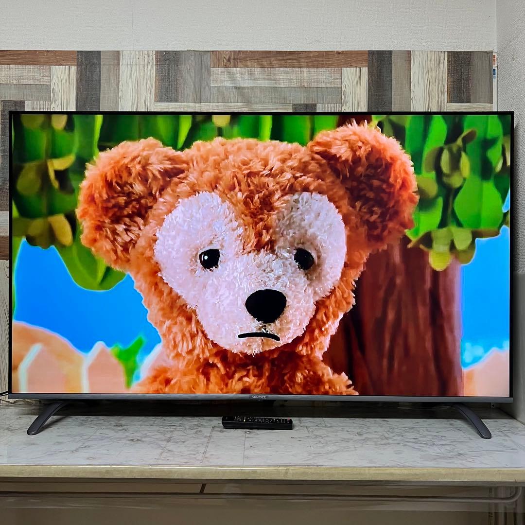 りさらさん専用全国送料込サンライズ65V型フレームレス 4Kテレビ高画質