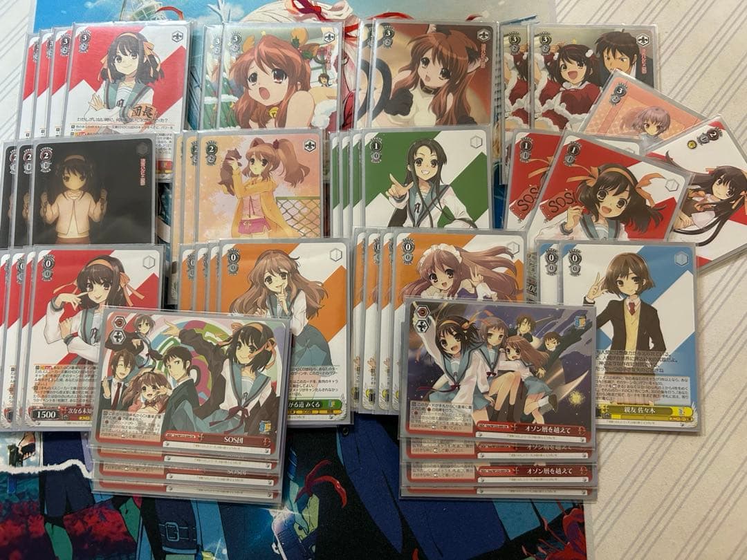 ヴァイスシュヴァルツ 角川スニーカー文庫　涼宮ハルヒの憂鬱　デッキ　パーツ