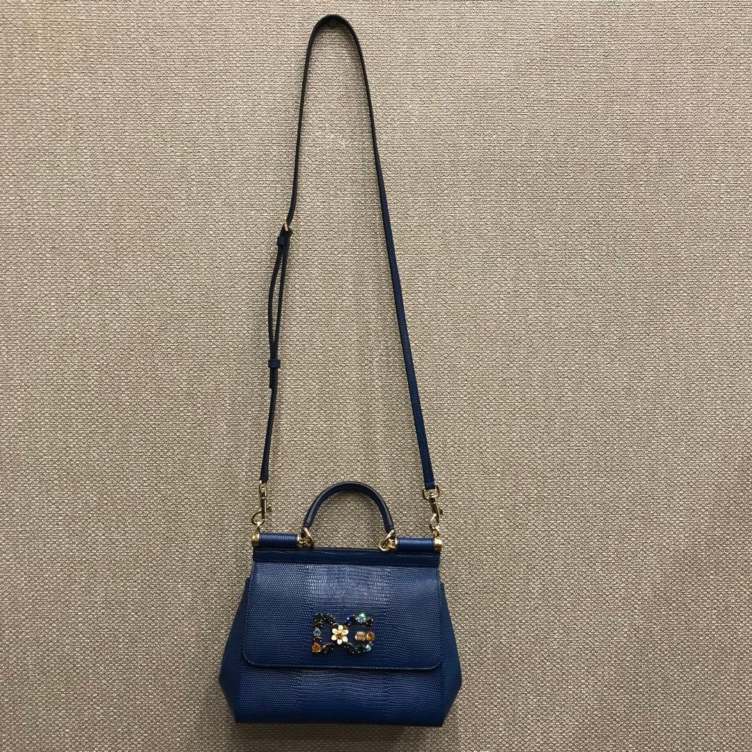 ほぼ未使用 DOLCE&GABBANA ドルガバ シシリー 2WAYバッグ