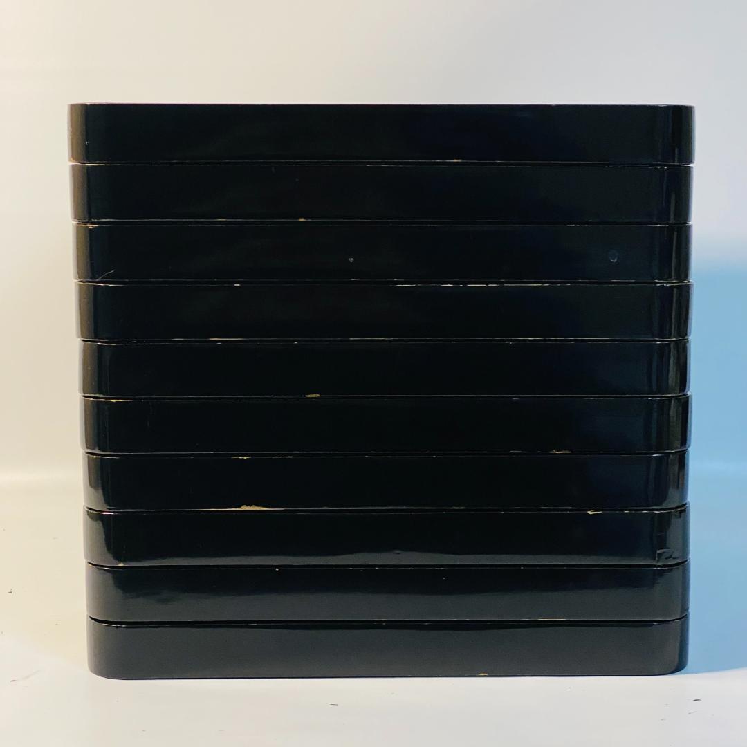 御膳 木製 漆器 10客セット 膳 お膳 会席膳 懐石膳 お盆 工芸品 送料込み