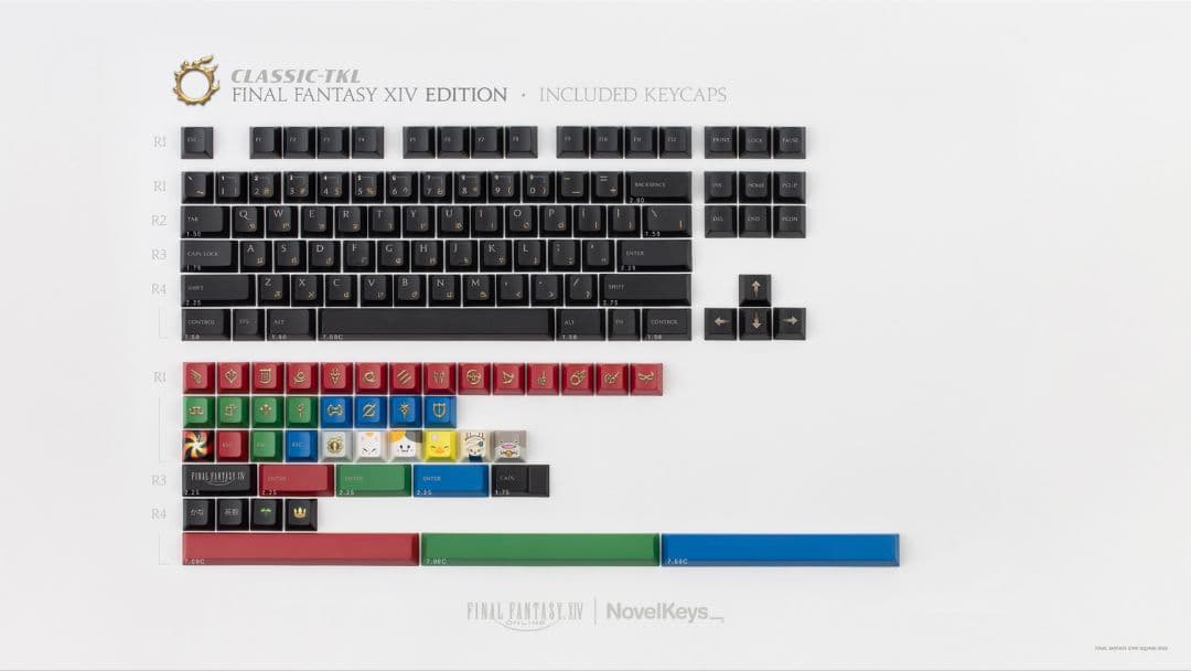 Final Fantasy 14 コラボ Novelkeys キーキャップ
