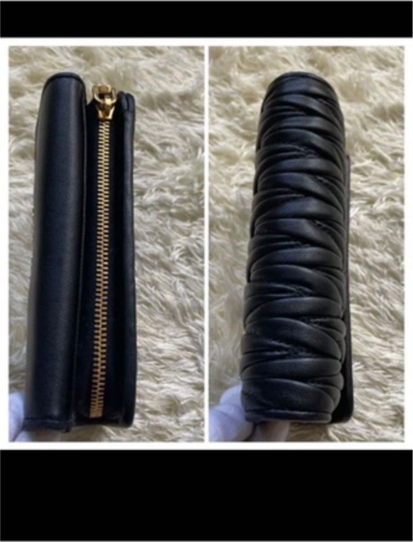 MIUMIU ミュウミュウ 割引 二つ折り財布 本日のみ値下げ MIUMIU【SALE