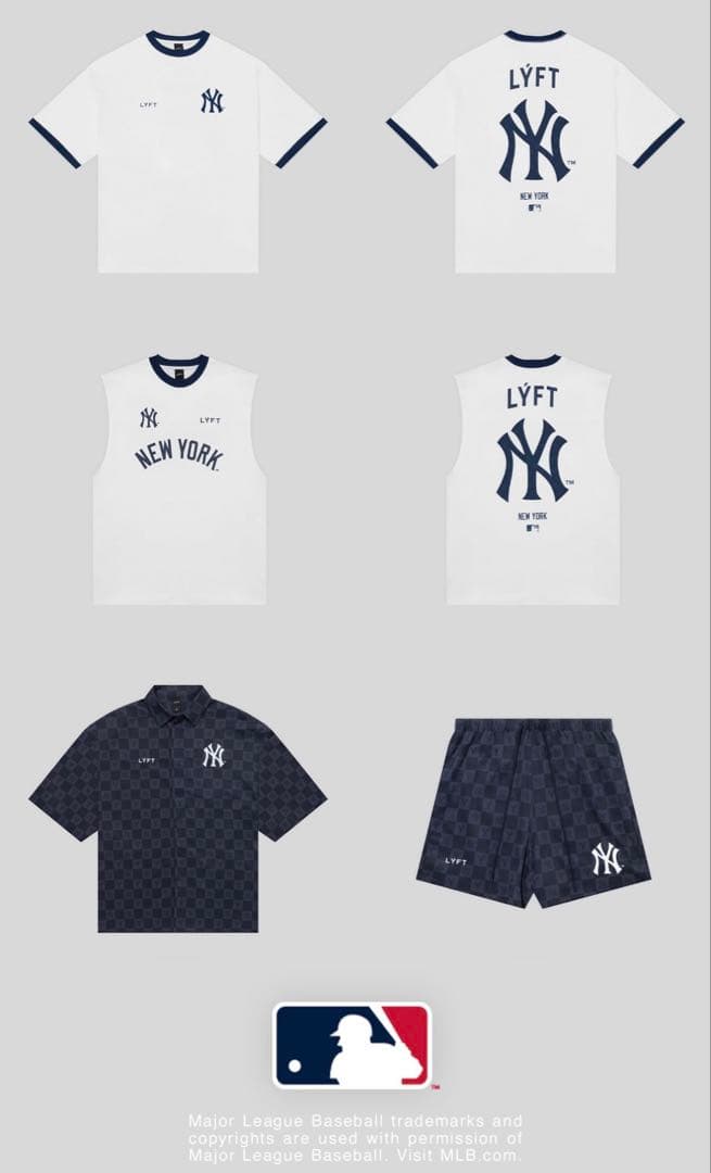 Lyft MLB ニューヨーク・ヤンキース ノースリーブ Lサイズ