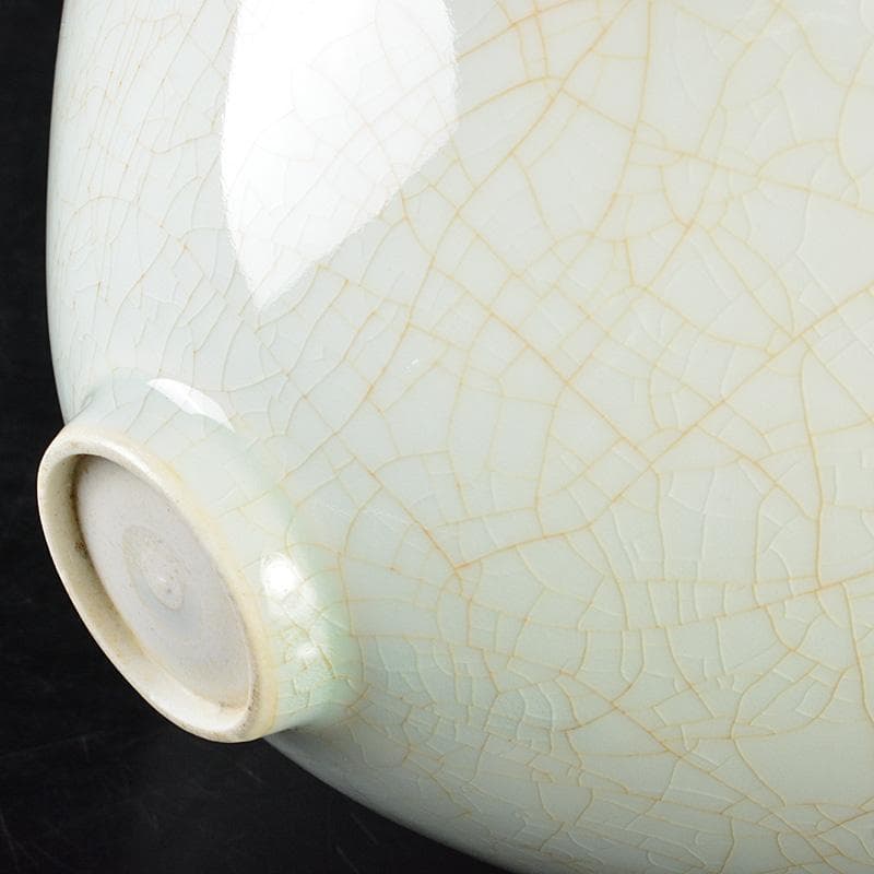 中国 影青 貼魚氷裂文鉢 茶碗 C R6494