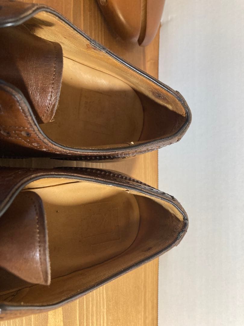 三陽山長 セミブローグ 寿三郎? サイズ7 セミオーダー品