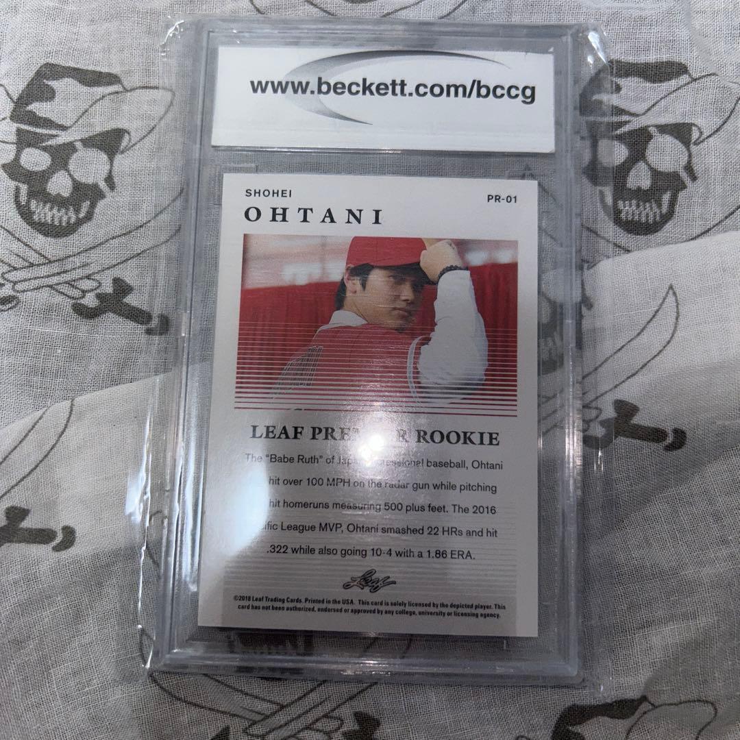 2018 LEAF 大谷翔平　ルーキーカード　200枚限定　鑑定済　10