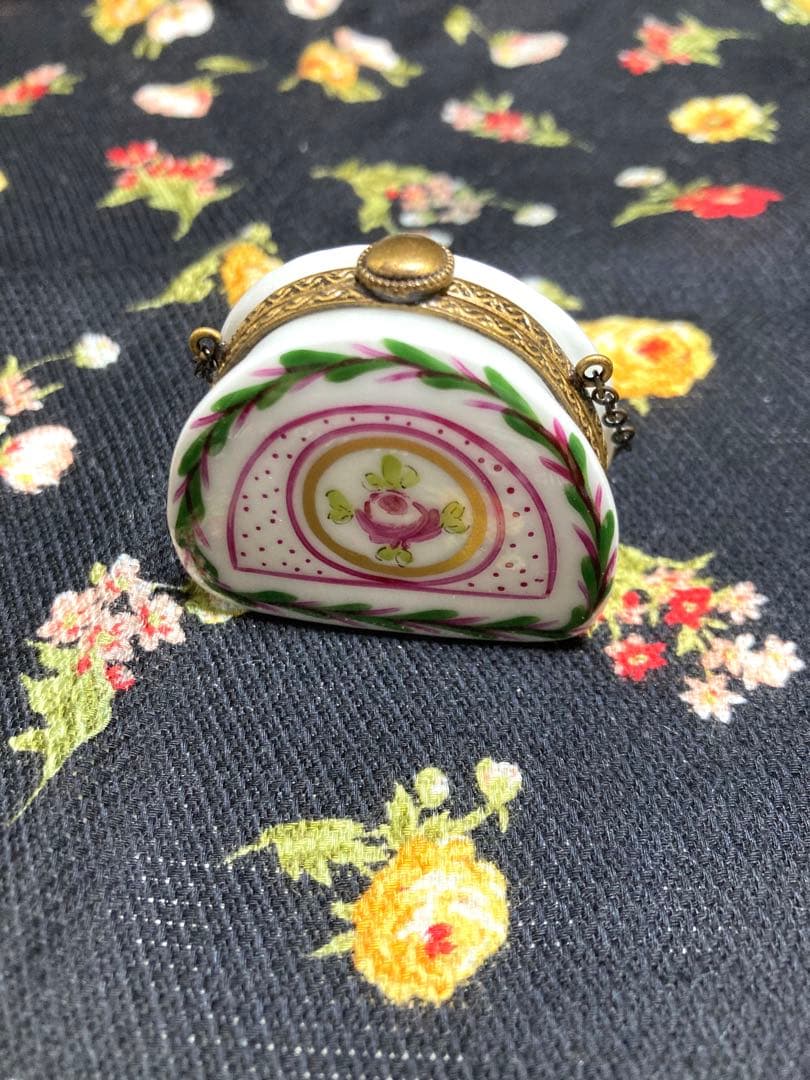 リモージュボックス 小物入れ フランス製 リモージュボックス 約4cm