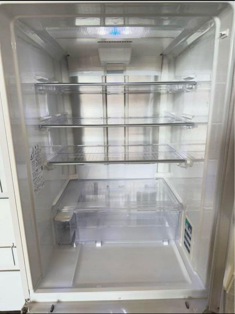 2014年式 424L シャープ 冷蔵庫 SJ-PW42Y-S