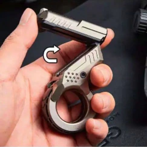 【新品未開封】ガンタイプ　フィジェットトイ　サンドブラスト　スライダー　EDC