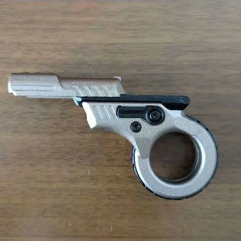 【新品未開封】ガンタイプ　フィジェットトイ　サンドブラスト　スライダー　EDC