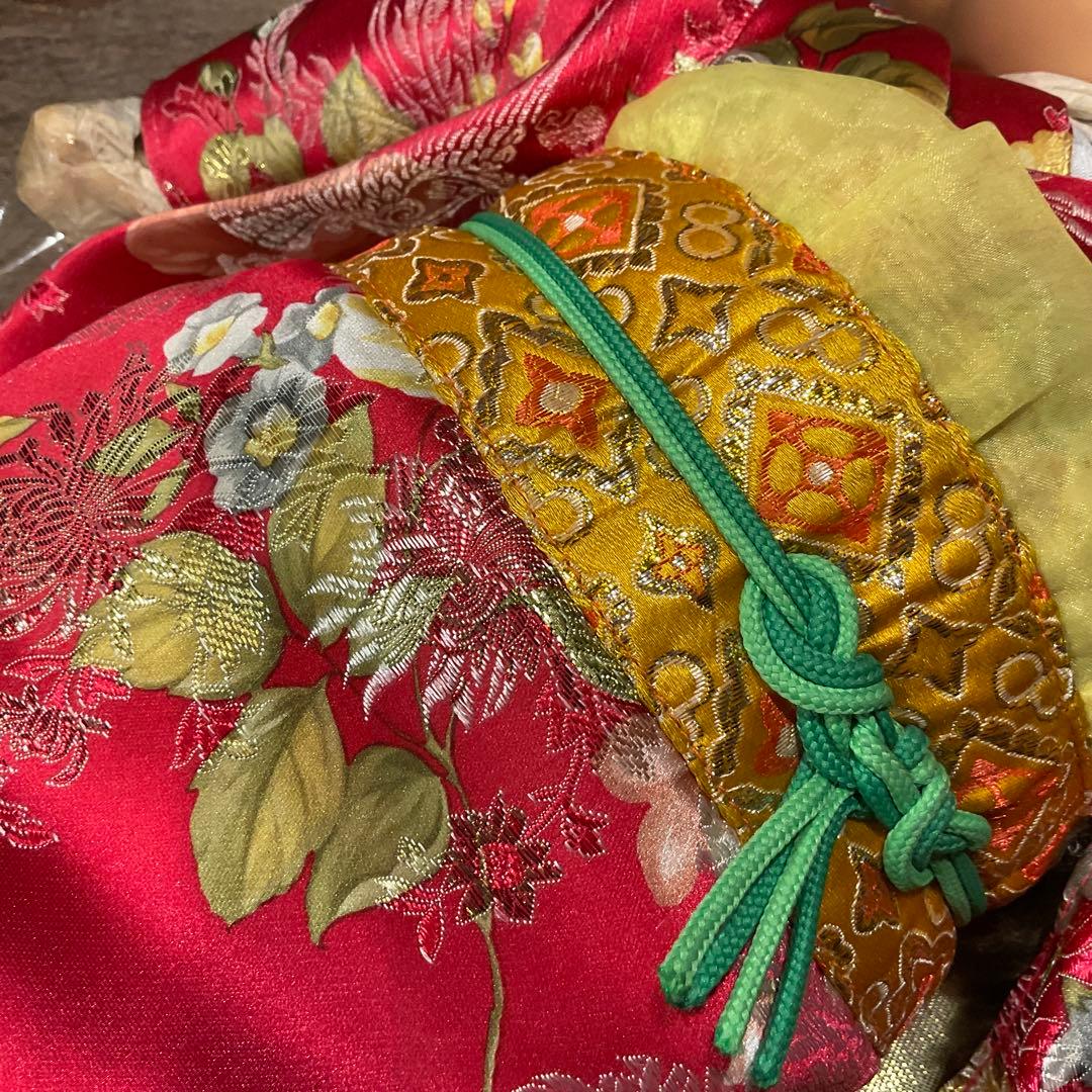 新品 未使用！振袖 モンチッチ Ｌ 女の子 大きい ぬいぐるみ 人形 セキグチ