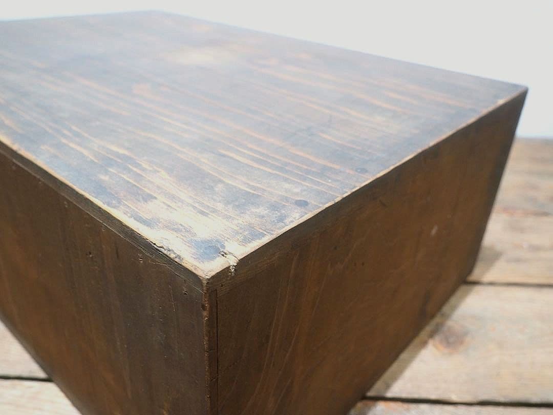 1377 アンティーク ロータイプの収納棚 展示台 テレビ台 ケース レトロ