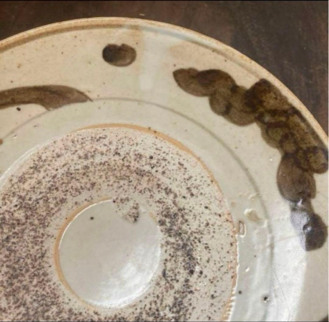 江戸期 波佐見焼 くらわんか皿 古物 骨董 古唐津 古伊万里 スリップウェア