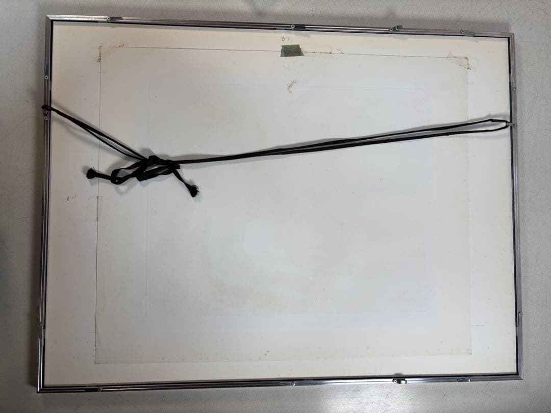 銅版画家 小池暢子 作 1978年「乾いた浜をみるマロック人形 」11/50