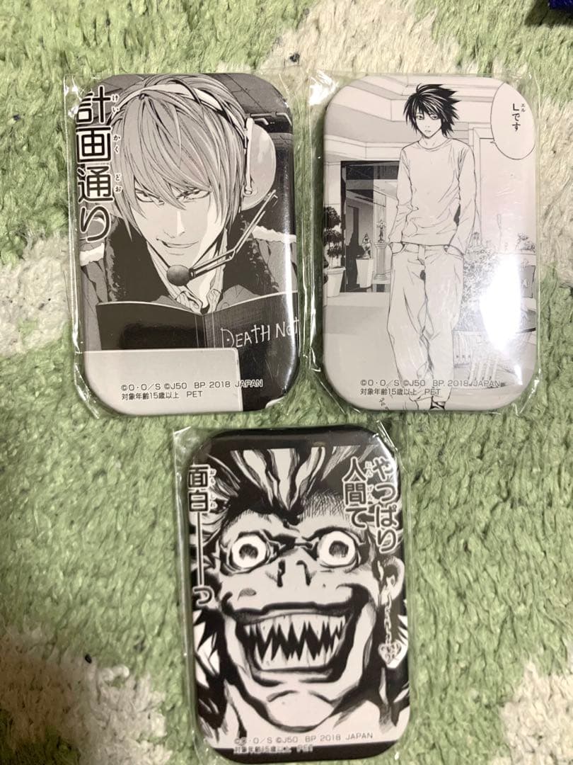 レア品】ジャンプ50th アドアーズ デスノート L 缶バッジ