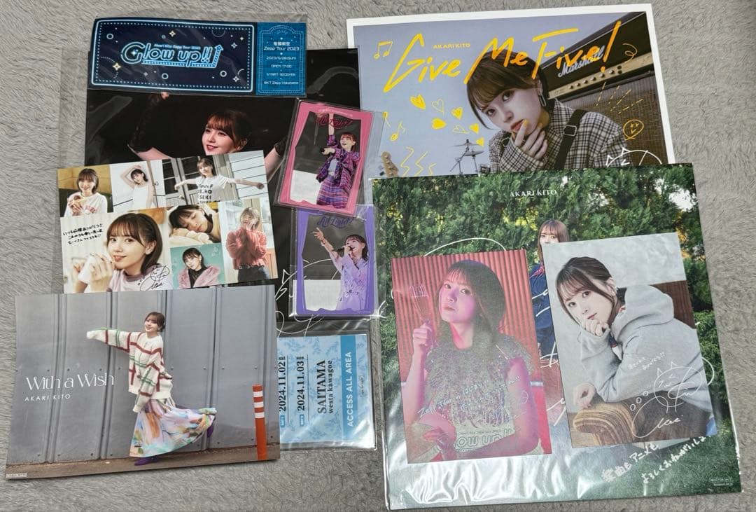 鬼頭明里 All Light！キャラファイングラフ