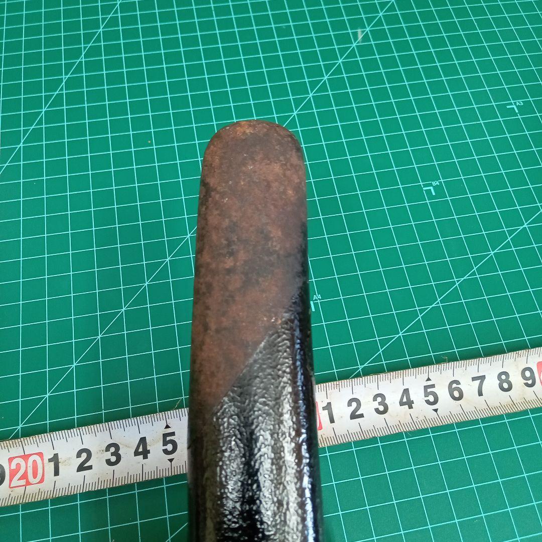 脇差拵え／残欠刃引合法カット品　玉鋼日本刀