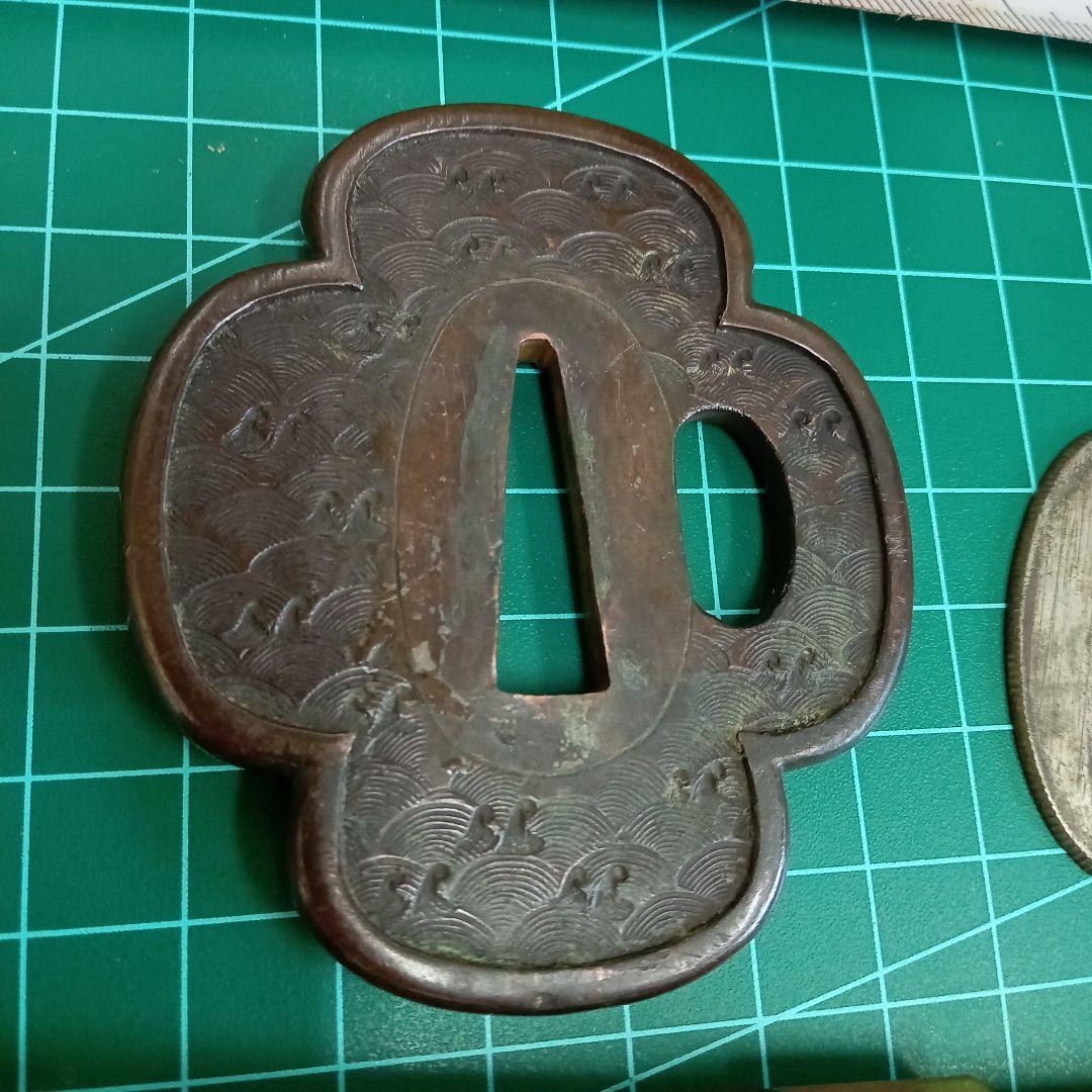 脇差拵え／残欠刃引合法カット品　玉鋼日本刀