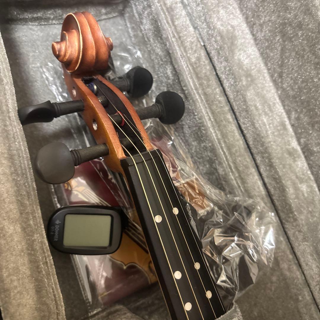 バイオリン ブラウン 4弦 ケース付き