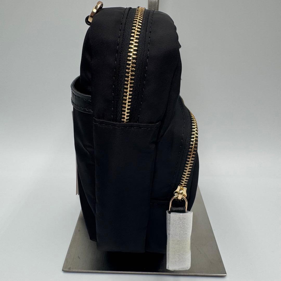 アニヤハインドマーチ ブラック ナイロン ESSENTIALS ショルダーバック