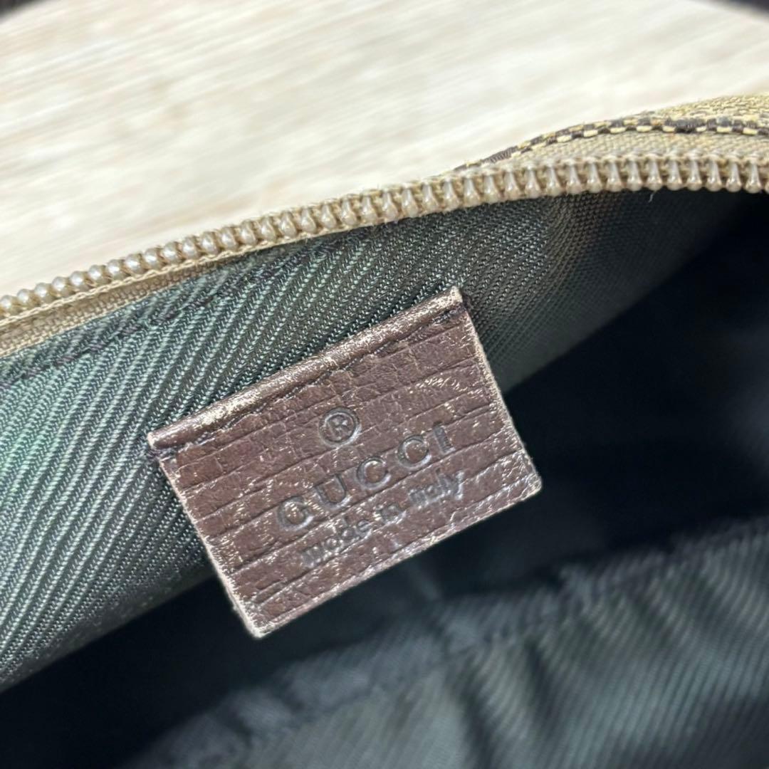 GUCCI グッチ シェリー ライン アクセサリーポーチ キャンバス GG