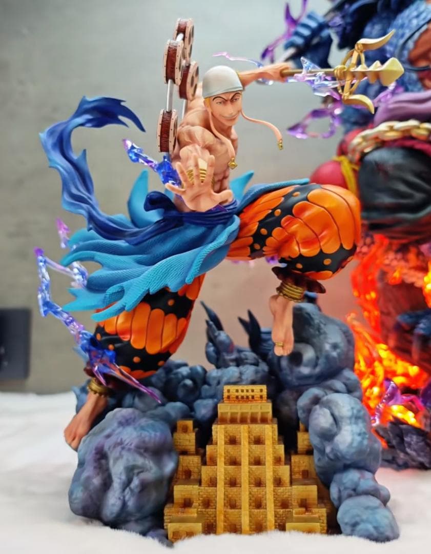 ワンピース 神 ゴッド エネル ガレージキット フィギュア popスケール