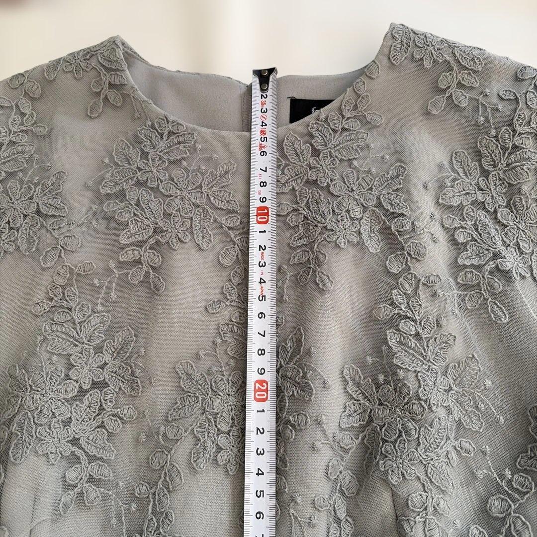 form forma マザードレス レース袖付きロングドレス　大きいサイズ